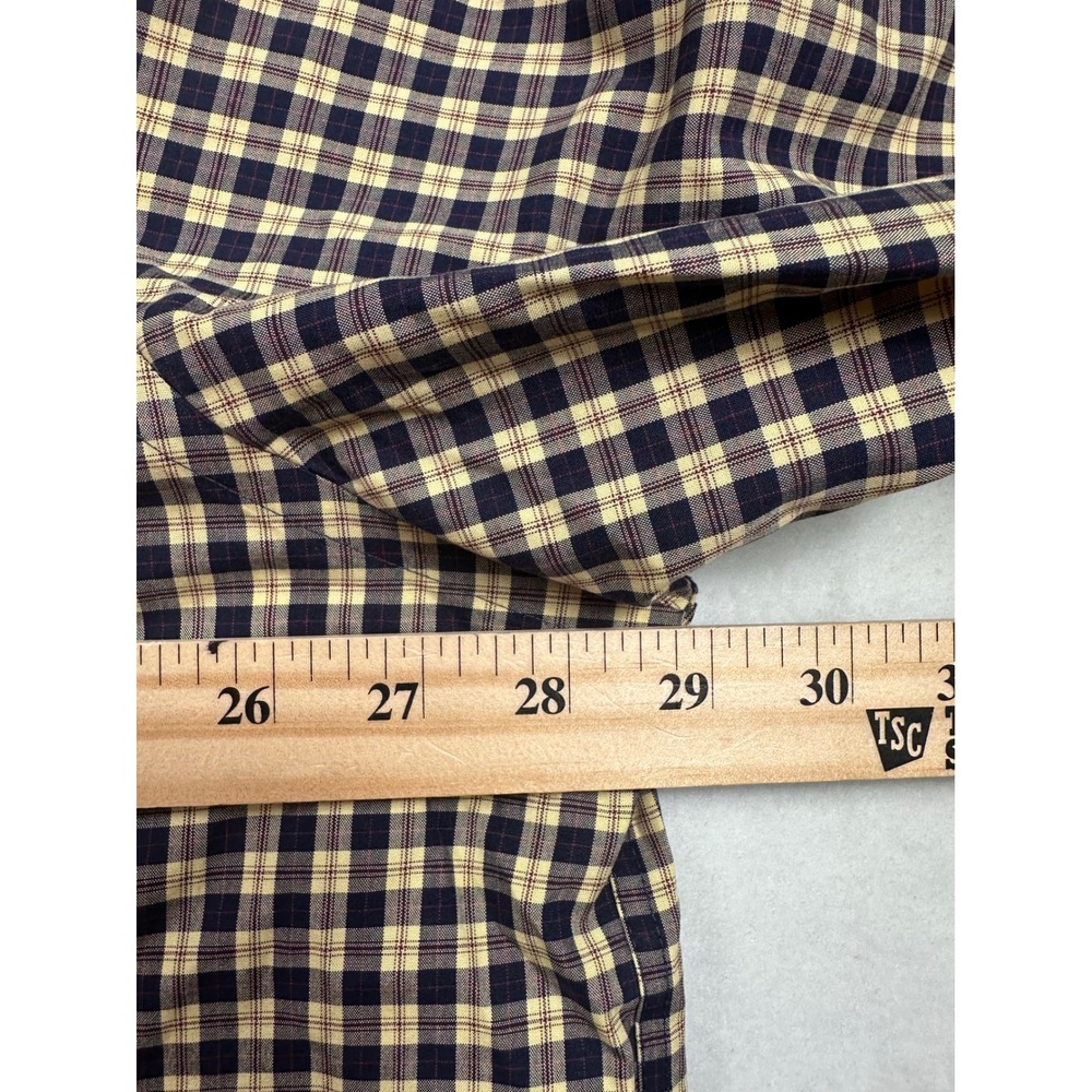 LL Bean Men's Plaid Button Down Shirt XXL REG Short Sleeve Casual Outdoor - Picture 4 of 4